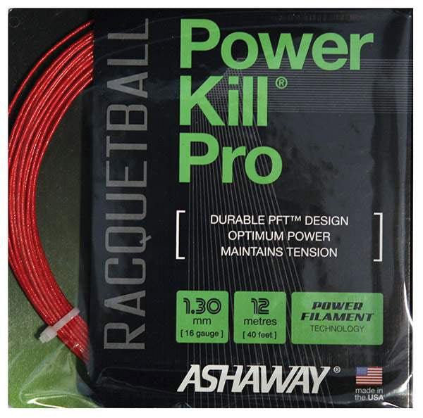 Ashaway PowerKill Pro 16g Racquetball vid-40219750563927 @size_OS ^color_RED