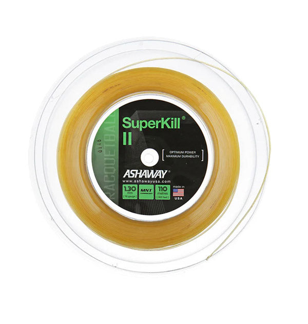 Ashaway Superkill II Racquetball Reel 360' (Natural) vid-40257275134039 @size_OS ^color_NAT