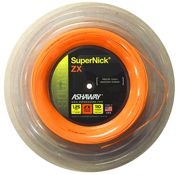 Ashaway SuperNick ZX Squash Reel 360' (Orange) vid-40189048094807 @size_OS ^color_NA
