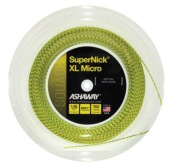 Ashaway SuperNick XL Micro 18g Reel 360' (Yellow) vid-40189048193111