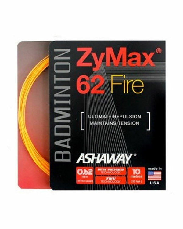 Ashaway Zymax 62 Fire Badminton (Orange) vid-40210160189527 @size_OS ^color_ORG