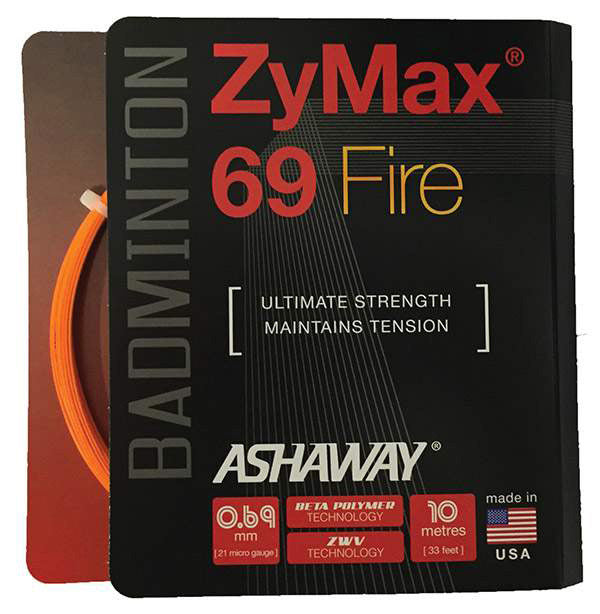 Ashaway Zymax 69 Fire Badminton (Orange) vid-40181824127063