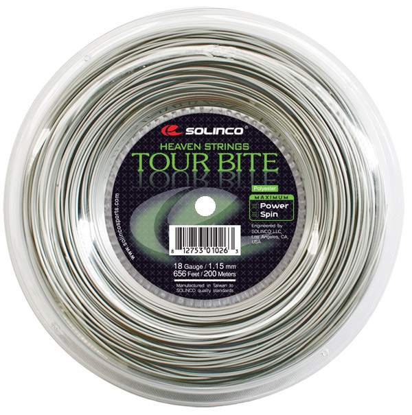 Solinco Tour Bite Reel 656' (Silver) vid-40174002307159