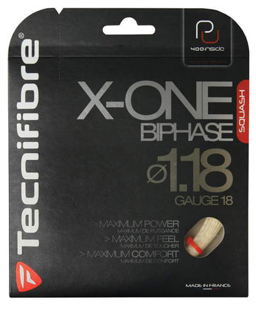 Tecnifibre X-One Biphase 18 Squash String (Orange)