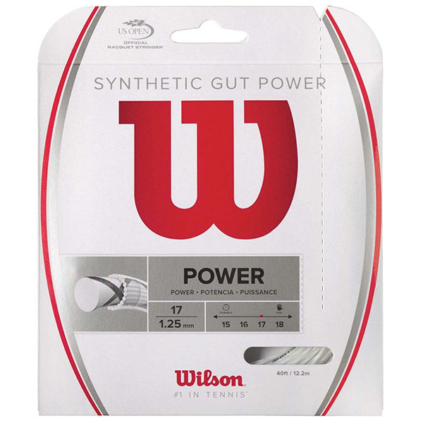 Wilson Synthetic Gut Power 17g (White) vid-40149892431959