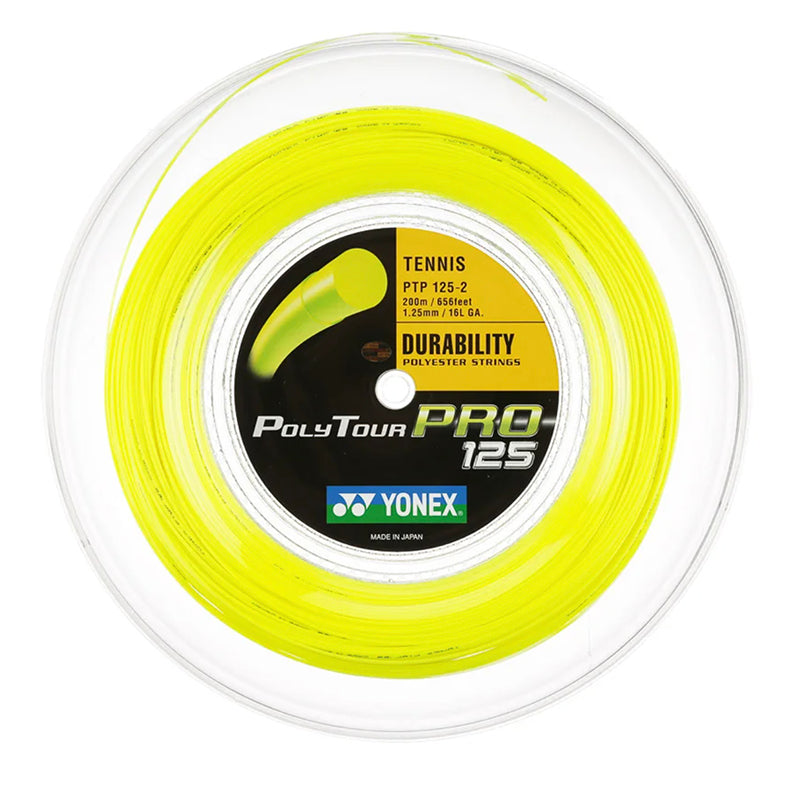 Yonex Poly Tour Pro 125 16L Reel 656' (Yellow) vid-40141853294679