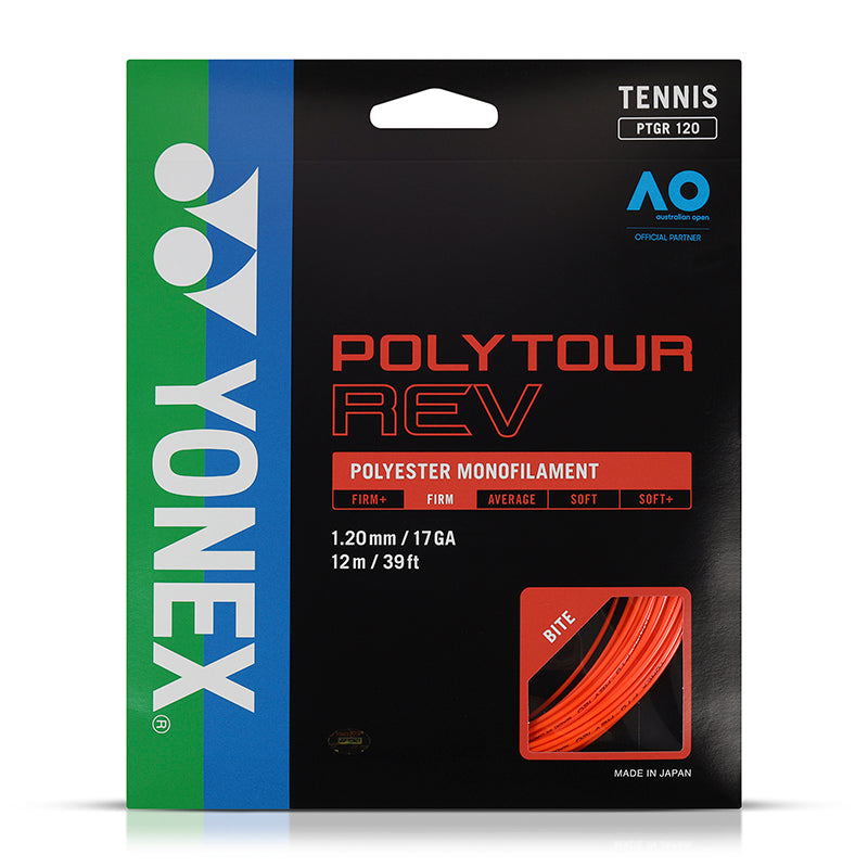 Yonex Polytour REV 120 17g (Orange) vid-40141802569815
