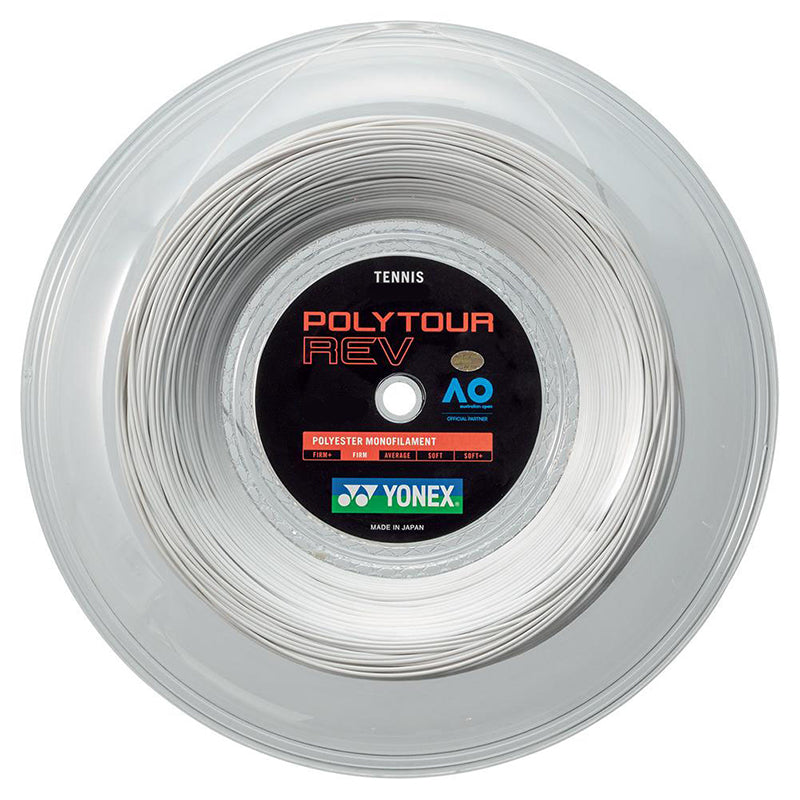 Yonex Polytour REV 125 16L Reel 656' (White) vid-40142105706583