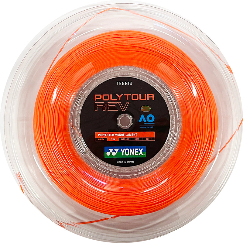 Yonex Polytour REV 130 16g Reel 656' (Orange) vid-40142036795479