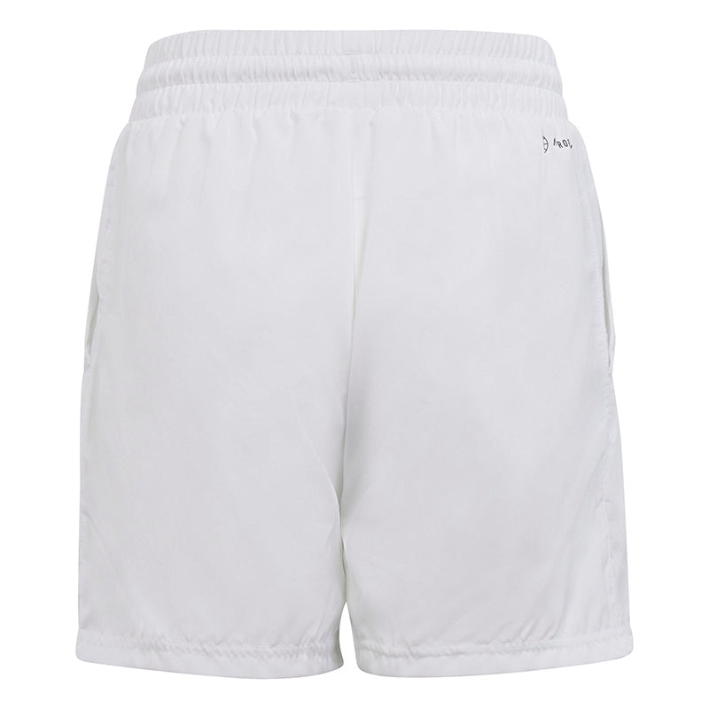 adidas Boys Club 3 Stripe Short (White) vid-40142285701207