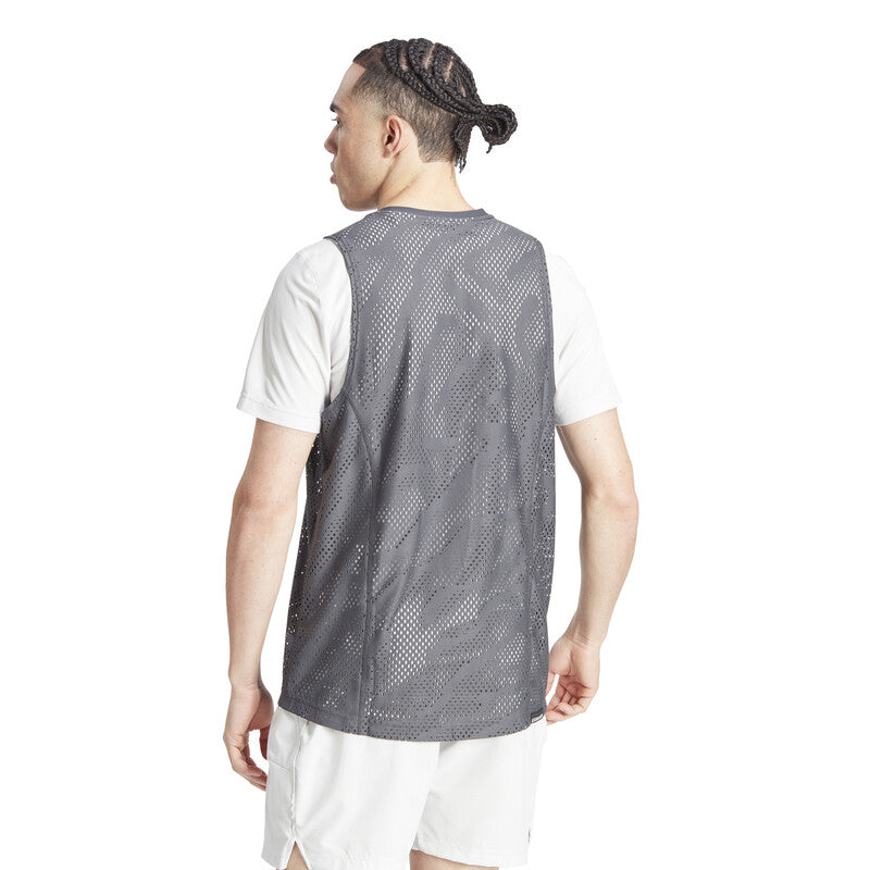 adidas Mesh Layering Pro Tee (M) (Grey) vid-40546191376471 @size_L ^color_GRY