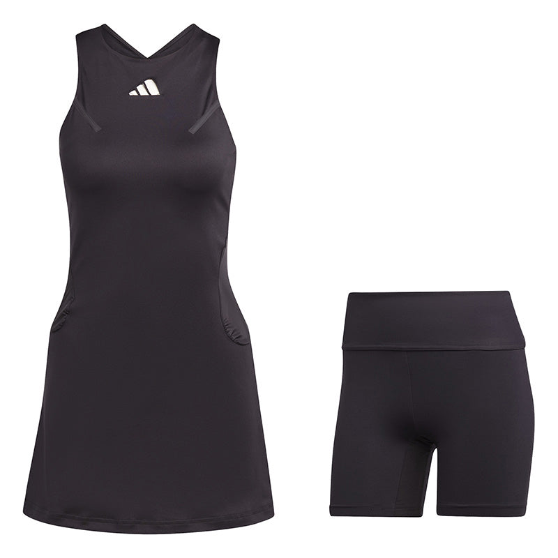 adidas Tennis Premium Dress (W) (Black) vid-40232741371991 @size_S ^color_BLK