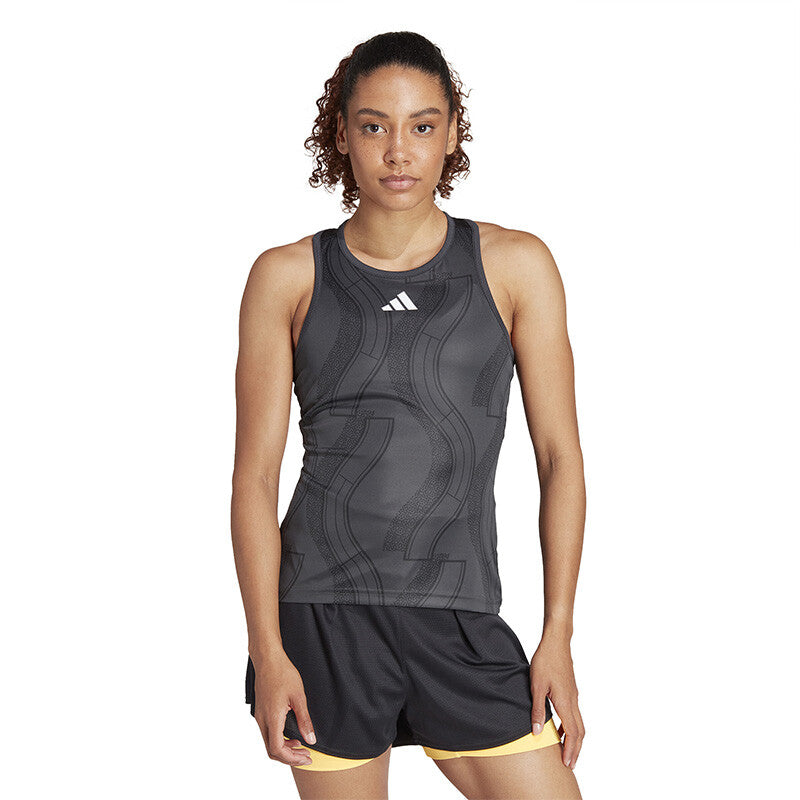 adidas Club Graphic Tank (W) (Carbon/Black) vid-40427643633751 @size_S ^color_GRY