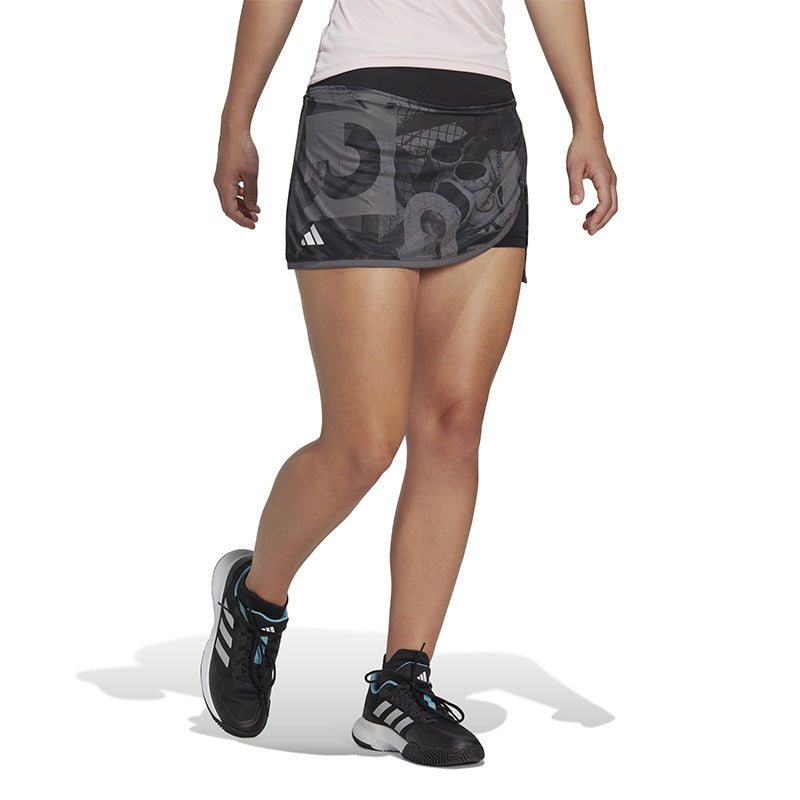 adidas Club Graphic Skirt (W) (Grey/Black) vid-40142558986327