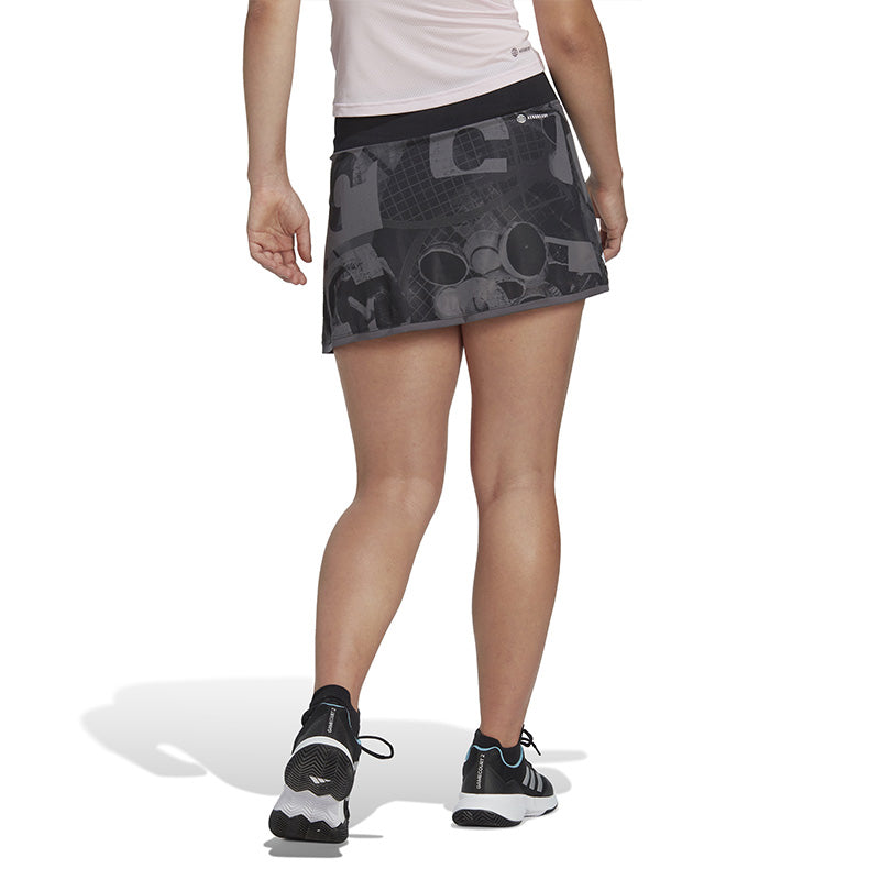 adidas Club Graphic Skirt (W) (Grey/Black) vid-40142559117399