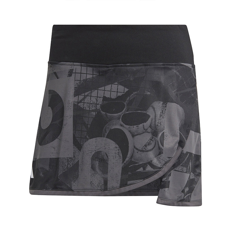 adidas Club Graphic Skirt (W) (Grey/Black) vid-40142559019095