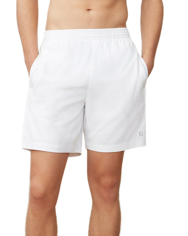 FILA Essentials 7" Hardcourt II Shorts (M) (White) vid-40175284486231