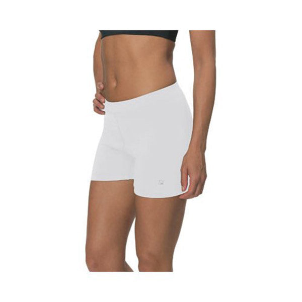 FILA Essentials Ball Shorts (W) (White) vid-40175236448343