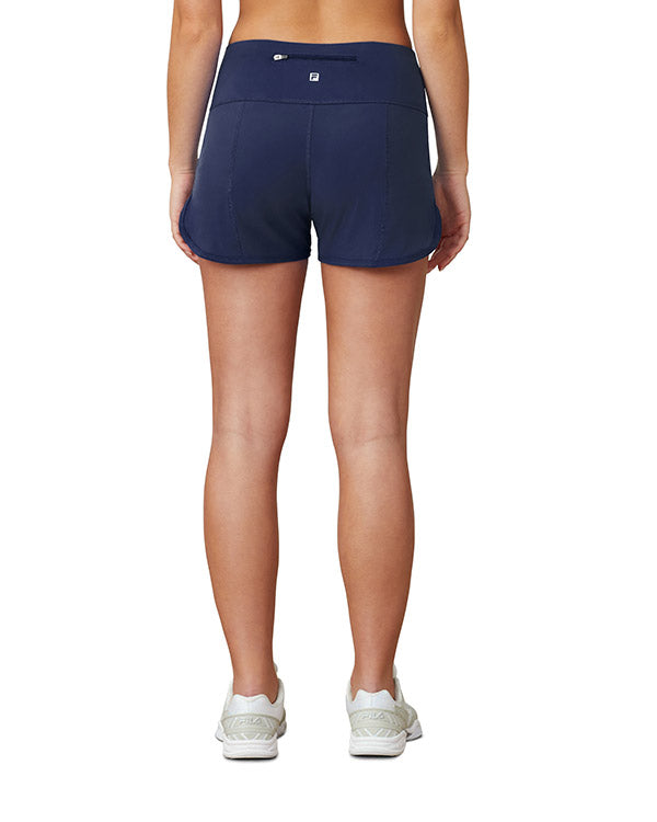 FILA Essentials Stretch Woven Shorts (W) (Navy) vid-40175228977239