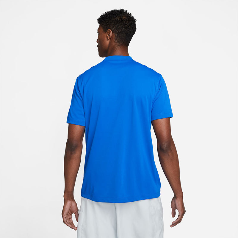 Nike Court Dri-FIT Blade Solid Polo (M) (Royal) vid-40198777110615 @size_L ^color_ROY