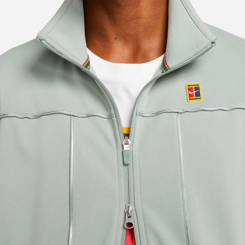 Nike Court Heritage Tennis Jacket (M) (Mica Green) vid-40198743294039 @size_S ^color_GRN