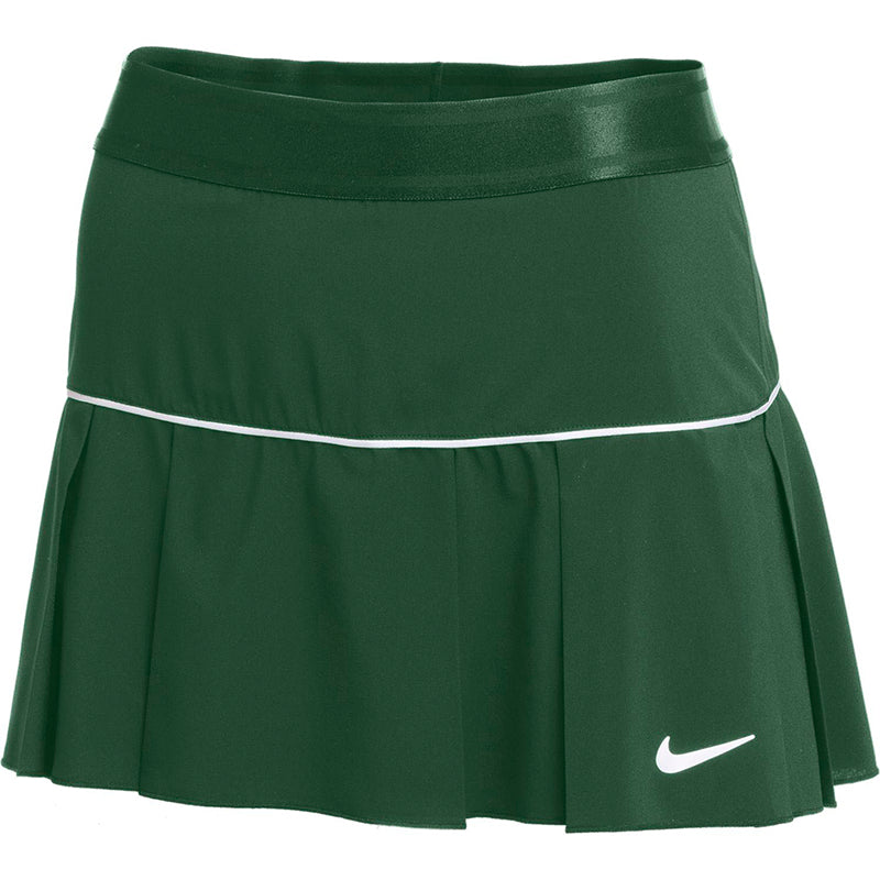 Nike Court Team Victory Skirt (W) (Green) vid-40198743851095 @size_S ^color_GRN