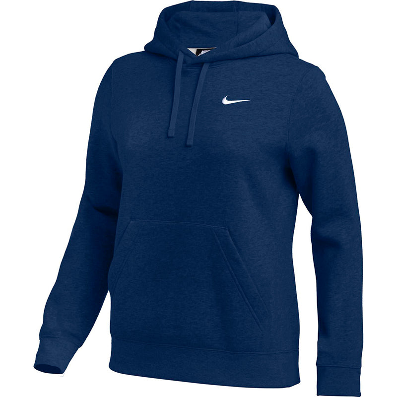 Nike Club Team Fleece Pullover Hoodie (W) (Navy) vid-40198791528535 @size_L ^color_NVY
