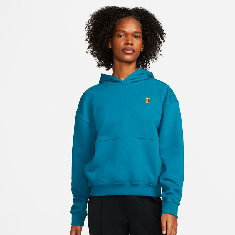 Nike Court Fleece Heritage Hoodie (W) (Green Abyss) vid-40198791921751 @size_L ^color_TEA