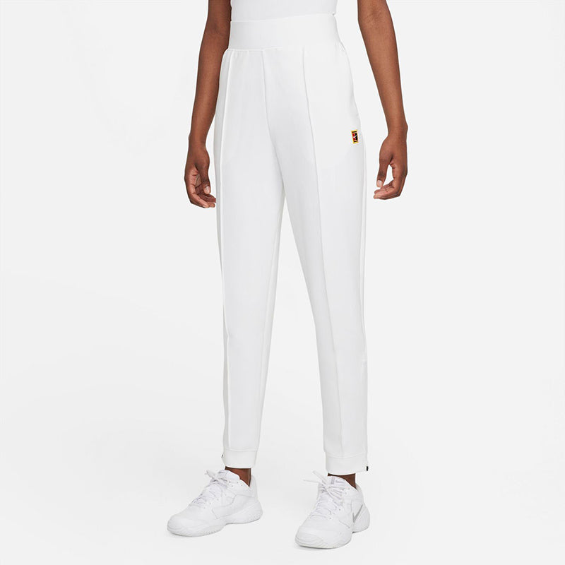 Nike Court Heritage Knit Pant (W) (White) vid-40198801588311 @size_L ^color_WHT