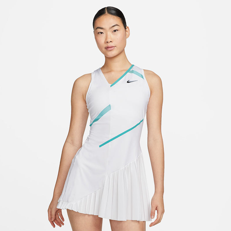 Nike Court Melbourne Dress NT (W) (White) vid-40198858702935 @size_L ^color_WHT