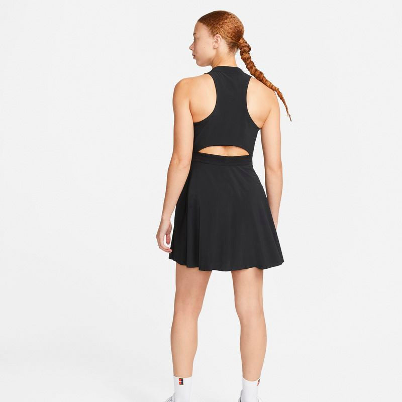 Nike Court Club Dress (W) (Black) vid-40198799097943 @size_XL ^color_BLK