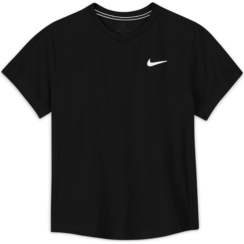 Nike Court DriFit Victory Top (B) (Black) vid-40198912507991 @size_XS ^color_BLK