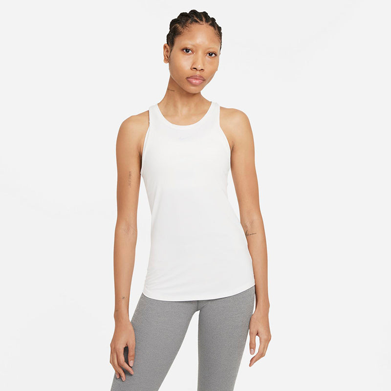 Nike One Luxe Slim Tank(W) (White) vid-40198761480279 @size_XS ^color_WHT
