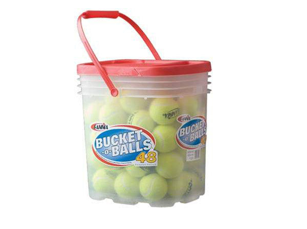 Gamma Bucket-O-Balls Tennis Balls (48 balls) vid-40142320631895