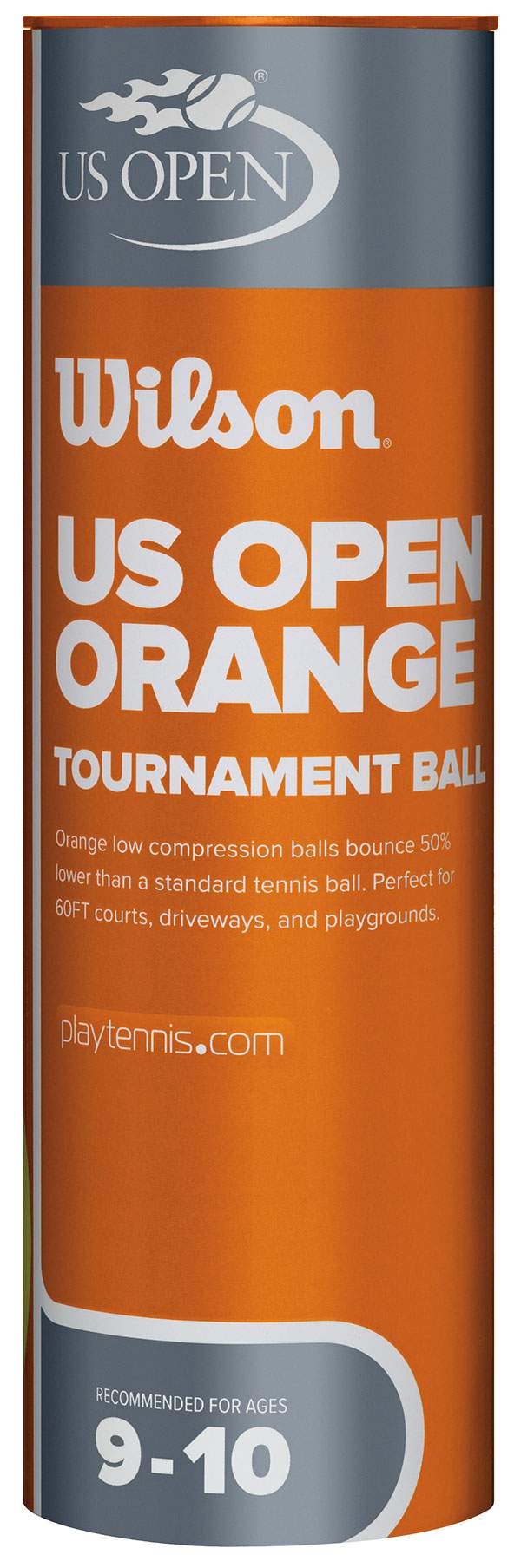 Wilson US Open Tournament Orange Ball (1x) vid-40152650973271