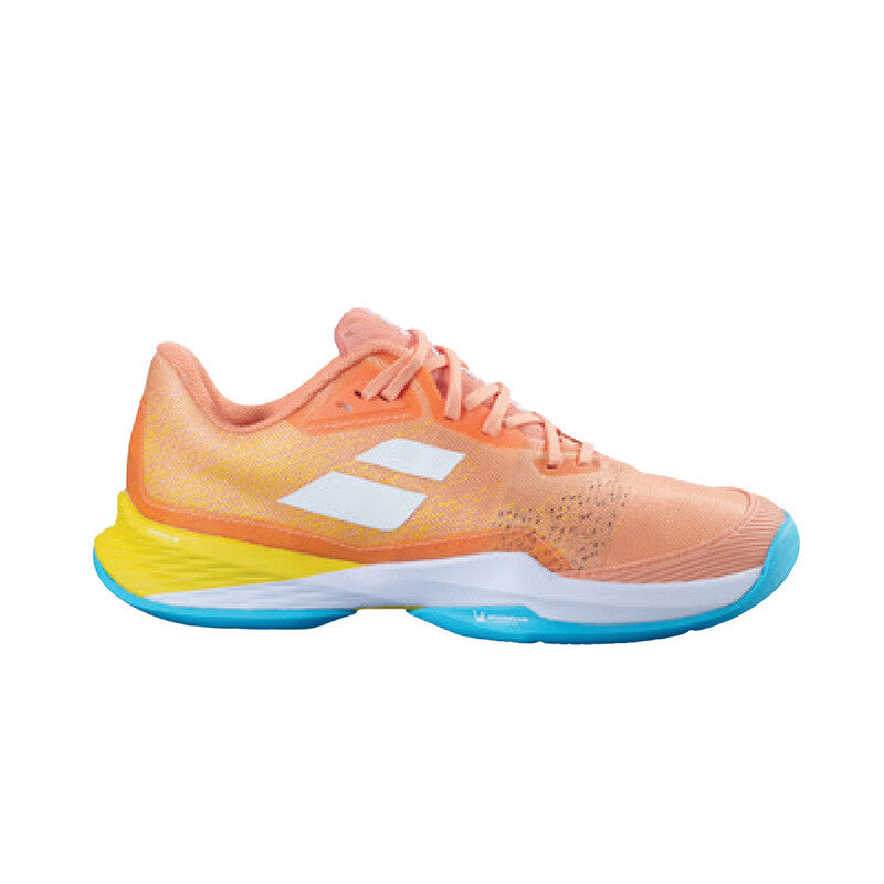 Babolat Jet Mach 3 All Court (W) (Coral) vid-40579468099671 @size_5.5 ^color_ORG