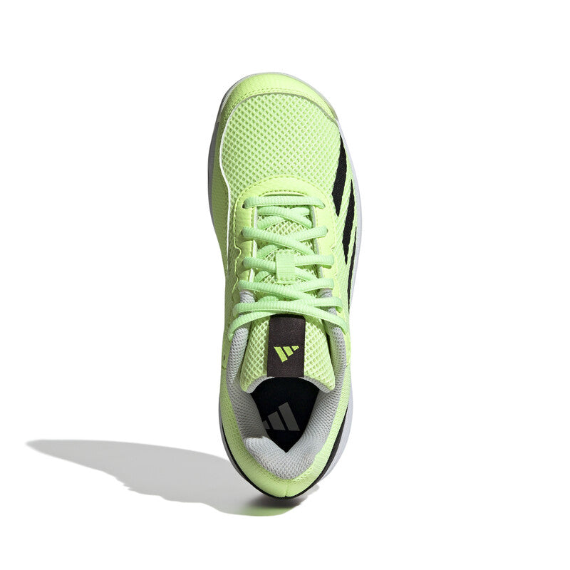adidas Courtflash k (Junior) (Green Spark) vid-40419551346775 @size_1.5 ^color_LIM