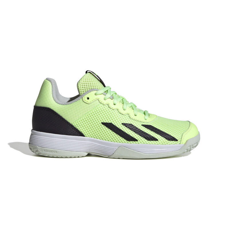 adidas Courtflash k (Junior) (Green Spark) vid-40419551543383 @size_4.5 ^color_LIM