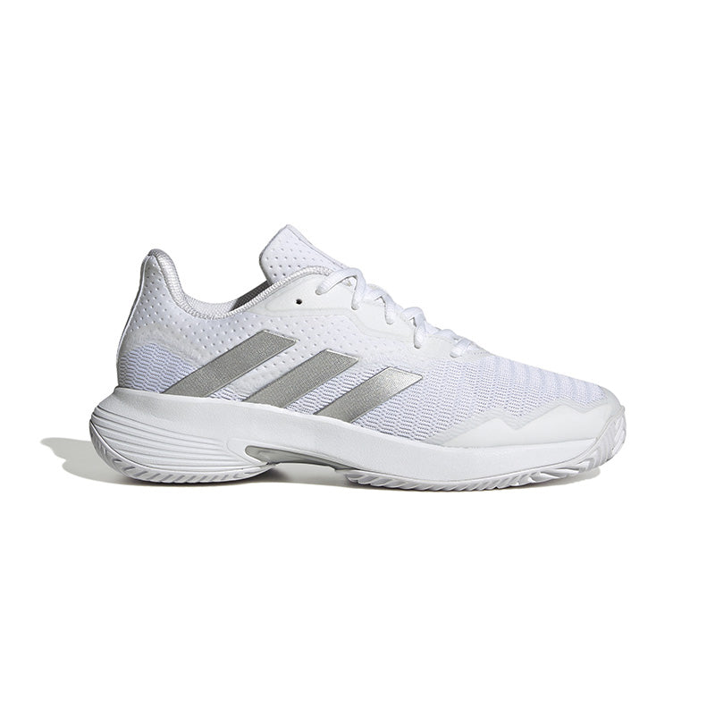 adidas CourtJam Control (W) (White/Silver) vid-40192662601815