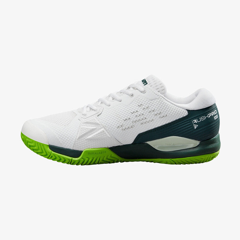 Wilson Rush Pro Ace (M) (White/Green) vid-40538333151319 @size_9.5 ^color_WH/GN