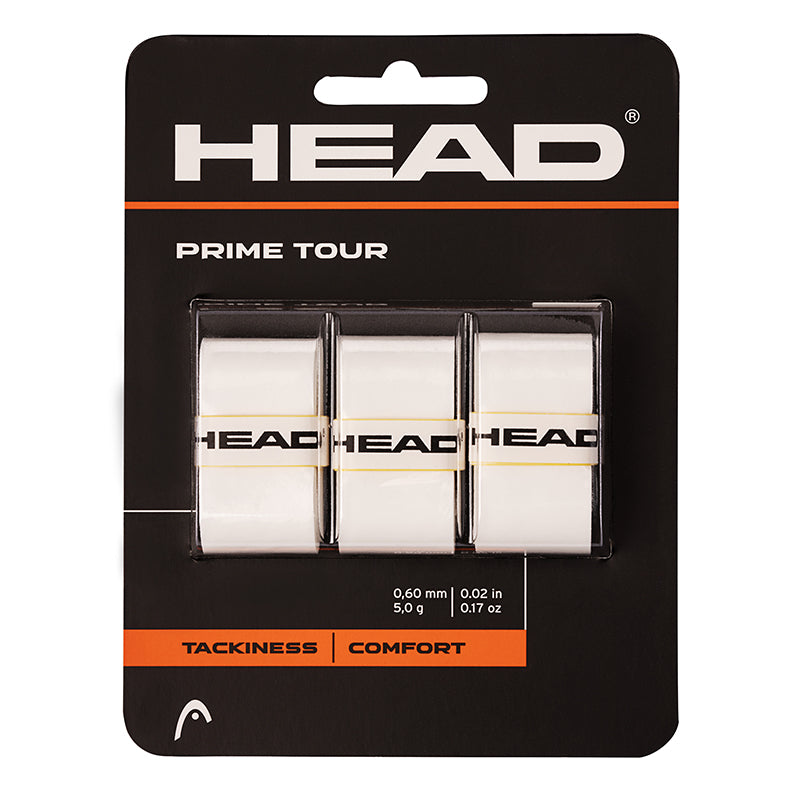 Head Prime Tour Overgrip (3x) (White) vid-40142619344983