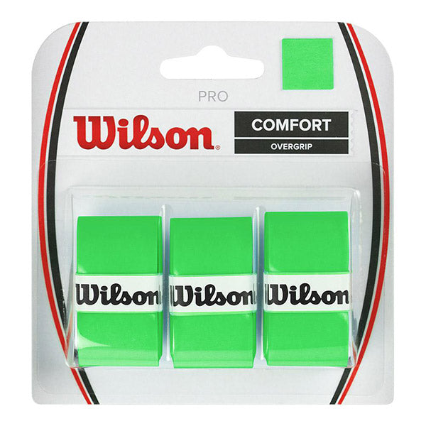 Wilson Pro Overgrip (3x) (Green) vid-40152707956823 @size_OS ^color_GRN