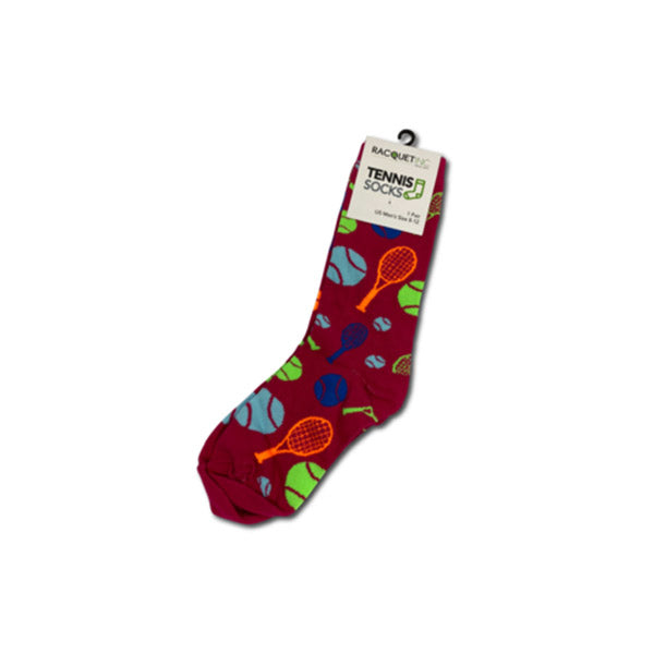 Men's Tennis Dress Socks (1x)(Pink) vid-40218885718103 @size_OS ^color_PNK