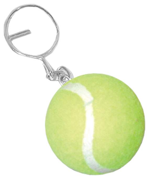 Unique Tennis Ball Key Chain vid-40174639972439