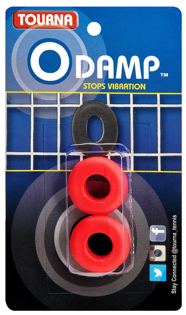 Tourna O-Damp Vibration Dampeners (2x) (Red) vid-40174646132823