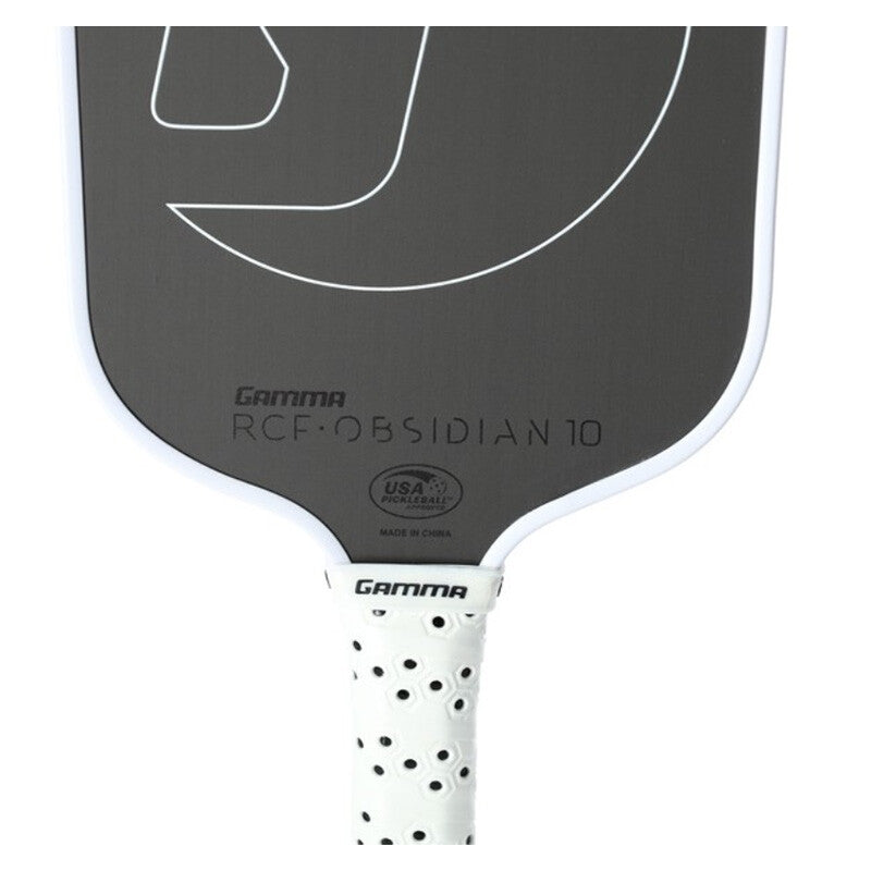 Gamma RCF Obsidian 10mm Pickleball Paddle vid-40510844633175 @size_OS ^color_WHT