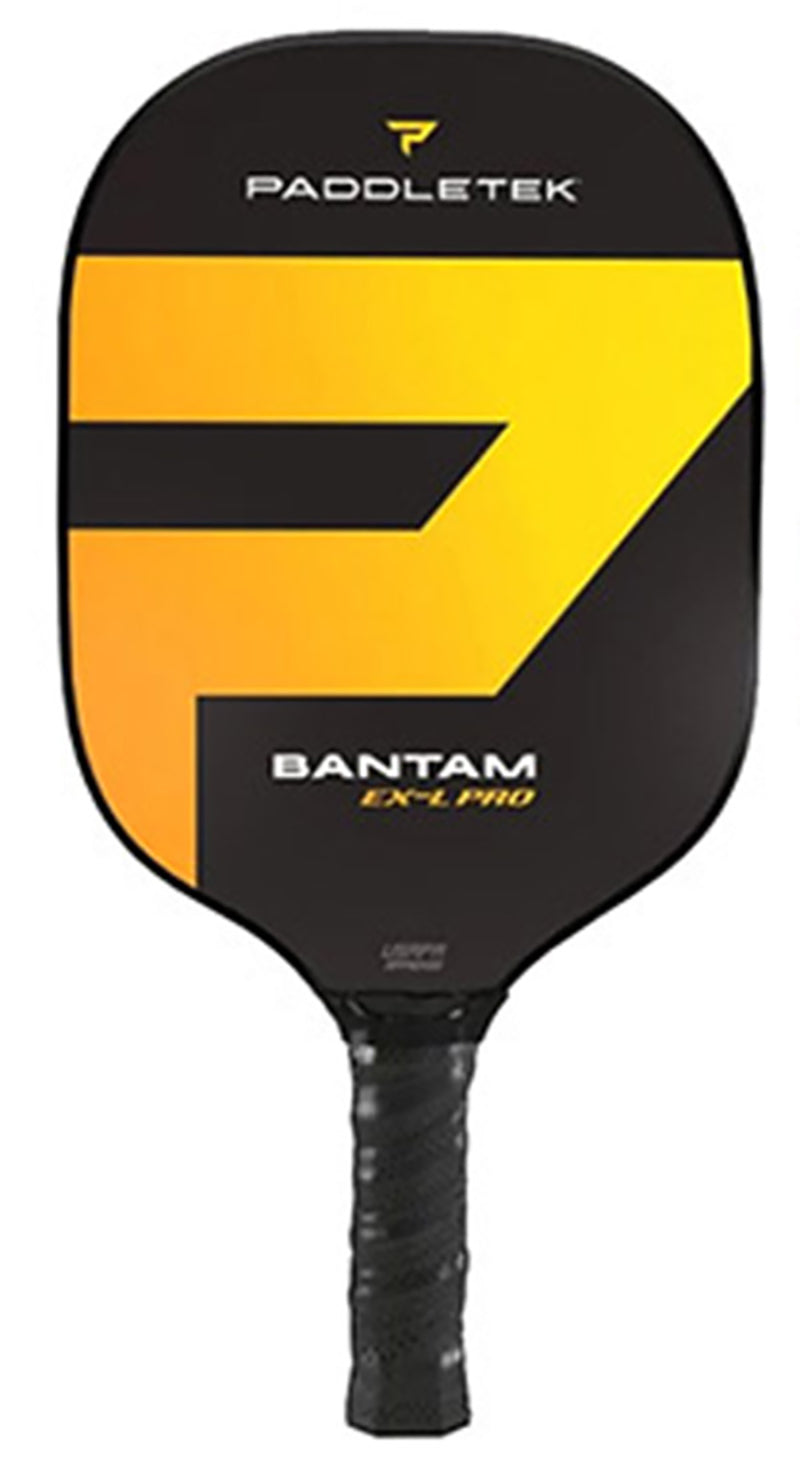 Paddletek Bantam EX-L Pro Pickleball Paddle (Standard) (Yellow) vid-40174020558935