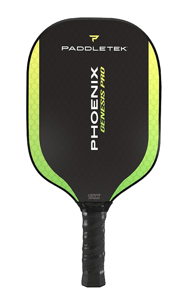 Paddletek Phoenix Genesis Pro Pickleball Paddle (Standard Grip) (Green) vid-40174017183831