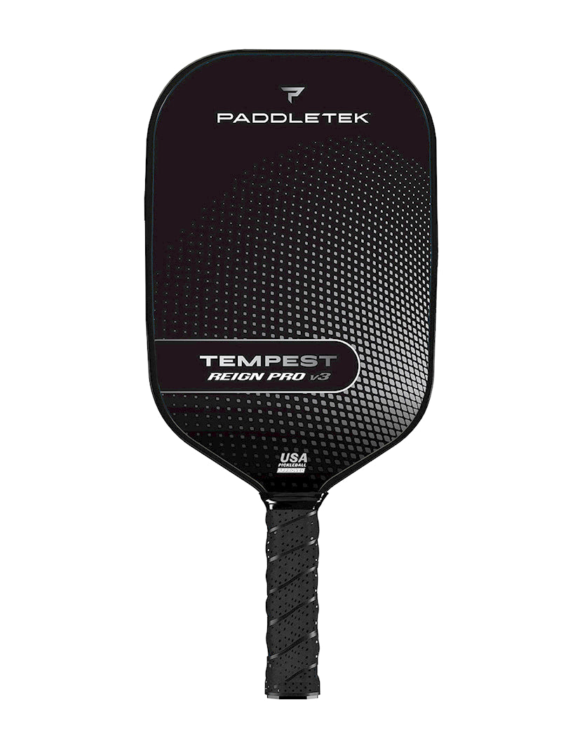 Paddletek Tempest Reign Pro v3 Pickleball Paddle (Platinum) vid-40231581712471 @size_OS ^color_SIL