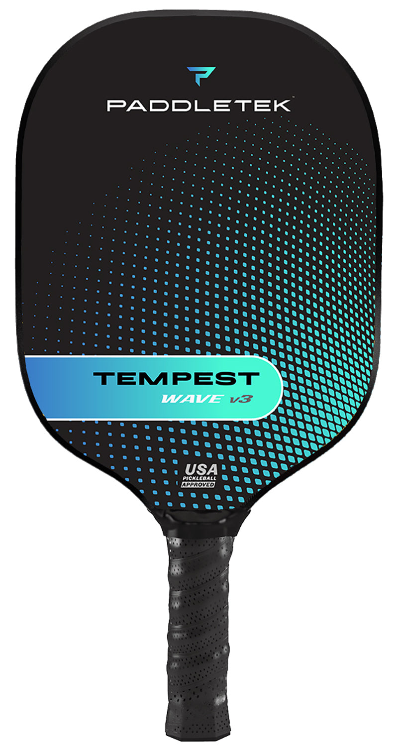 Paddletek Tempest Wave v3 Pickleball Paddle (Seafoam) vid-40231581843543 @size_OS ^color_BLU